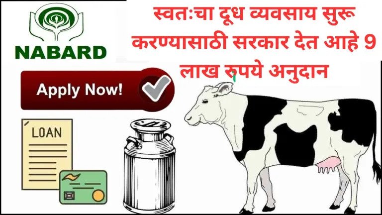 Dairy Farming Loan Apply 2024